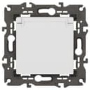 Розетка 1-м СП Эра Elegance 14-2103-01 16А IP20 16AX 250В 2P+E Schuko защ. шторки с крышкой бел. Эра Б0034278