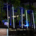 Светодиодная гирлянда Feron CL586 занавес Сосульки 4505м сетевой шнур 3м 5000K динамичный c питанием от сети 230V прозрачный шнур 51453