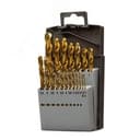 Набор сверл с TIN-покрытием 1-10мм, 19шт