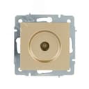 VESNA Розетка ТВ проходная золото