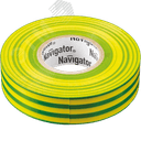 Изолента ПВХ желто-зеленая 15мм 20м