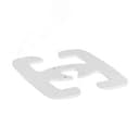 Передвижное основание для мини-колонн из стали, цвет белый