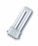 Лампа люминесцентная компакт. DULUX S/E 9W/840 2G7 OSRAM LEDVANCE 4099854123825