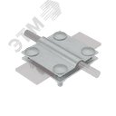 Соединитель крестообразный для прутка D 5-8 мм и полосы до 30 мм с 2 пластинами CU