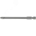 Биты "X-DRIVE" торсионные кованые, обточенные, , Cr-Mo сталь, тип хвостовика E 1/4", PH1, 100мм, 1шт