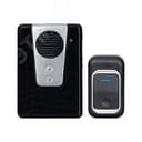 Звонок беспроводной Трио 32 мелодии, дальность 150 м, с регулятором громкости, настольно-настенный, 4-тональная полифония, брызгозащищенная кнопка IP44, 3ААх1,5В