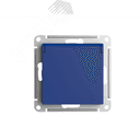 ATLASDESIGN РОЗЕТКА с заземл. со шторк. с крышкой, 16А, IP20, механизм, АКВАМАРИН