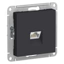 Розетка ATLASDESIGN компьютерная RJ45 механизм карбон Systeme Electric