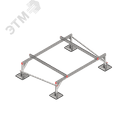 Опорная конструкция для установки оборудования TECHNORAPTOR STEELFOOT 2000х1500 тип 2 HD