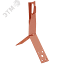 Держатель проводника круглого 6-8мм для конька h=100мм медь IEK