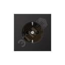 Штепсельная розетка SCHUKO одинарная, с заземлением, с шторками, 16A, 250В  (механизм + накладка, без рамки). Серия LS990  Материал- металл  Цвет- алюминий дарк JUNG