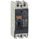 Выключатель автоматический двухполюсный EZC100 30 KA/380В 2Т 75 A