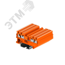 Клемма TP 2-2 проходная Push-in, сечение 1,5 мм. кв., оранжевая TP1.5-4-OG SUPU