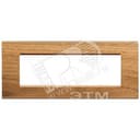 LivingLight Рамка прямоугольная 7 постов Европейский орех