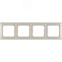VALENA Рамка 4 поста горизонтальная слоновая кость 774354 LEGRAND