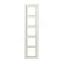 Рамка 5-я для горизонтальной/вертикальной установки Серия- LS-Design Материал- дуропласт Цвет- слоновая кость