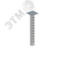 Стойка кабельная потолочная сдвоенная К1151П2 У3 (s=2,5мм, s1=5,0мм) СОЭМИ