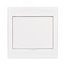 Корпус пластиковый навесной с белой дверью 1 ряд 6 модулей IP41 ЩРН-П DEKraft