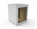 Шкаф телекоммуникационный настенный разборный МИКсистем 19" Keys 15U 600*600 дверь стекло