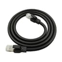 Патч-корд Cabeus PC-ARM-UTP-RJ45-Cat.6a-3m-PE (U/UTP, CAT.6A, PE, 3 м, черный) (10133c)