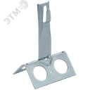 Держатель проводника круглого 6-8мм для конька широкого h=80мм оцинкованная сталь HDZ IEK