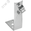 Держатель проводника круглого 6-10мм винтовой угловой h=150мм оцинкованная сталь IEK