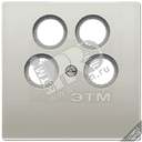 Крышка для SAT-TV-розетки  алюминий