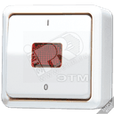 Выключатель контрольный для накладного монтажа универсальный слоновая кость JUNG