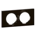 Рамка, двухпостовая, черное стекло