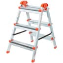 Лестница-стремянка стальная двусторонняя, 3 ступени, Н=67.5 см, вес 4.0 кг FIT