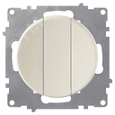 Выключатель тройной, цвет бежевый (серия Florence) 2172803 ССТ