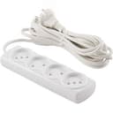 Удлинитель "Гранд" 10м/3роз. с заземлением (ПВС 3х0,75) черный СКРАП