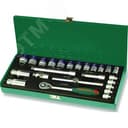 Набор головок торцевых 3/8"DR, 6-22 мм, 25 предметов