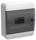 Корпус ЩРН-П-8 TEKFOR IP41 черн. прозр. дверь пластик. IEK TF5-KP12-N-08-41-K01-K03