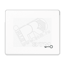 Клавиша для выключателя с символом ключ белая