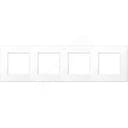 Рамка 4 поста, белый