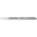 Полотна , T101BR, для эл/лобзика, Cr-V, по дереву, фанере, ламинату, обратный рез, EU-хвост., шаг 2,5мм, 75мм, 2шт
