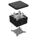 Коробка огнестойкая для о/п 40-0210-FR1.5-4 Е15-Е120 RAL9005 80х80х40 (44 шт/уп)