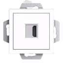 ATLASDESIGN РОЗЕТКА HDMI, механизм, БЕЛЫЙ Systeme Electric
