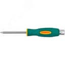 Отвертка стержневая POZIDRIV® , ударная, силовая под ключ, PZ1x76 046091 Jonnesway