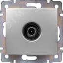 VALENA Розетка телевизионная TV оконечная в рамку алюминий