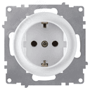 Розетка с заземлением, винтовые контакты, цвет белый (серия Florence) 2172765 ССТ