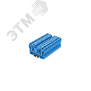 Клемма TC 1-2 пружинная, сечение 10 мм. кв., синяя
