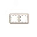 ATLASDESIGN ANTIQUE 2-постовая рамка, универсальная, БЕЖЕВЫЙ