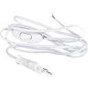 Шнур для бра ШВВП-ВП 2х0.75 с проходн. выкл. и электр. вилкой 1.7м бел. UNIVersal А1060