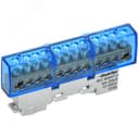 TEKFOR Шина N ноль изолированная на универсальном держателе 8х12-12-С IEK