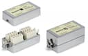Проходной адаптер Hyperline CA-IDC-C5e-SH-F-WH