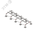 Опорная конструкция для установки оборудования TECHNORAPTOR STEELFOOT 1200х4000 тип 2 КМ-профиль