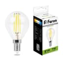 Лампа светодиодная Feron LB52 Шарик E14 7W 4000K 25875