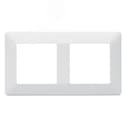 Valena LIFE Рамка 2 поста белая универсальная